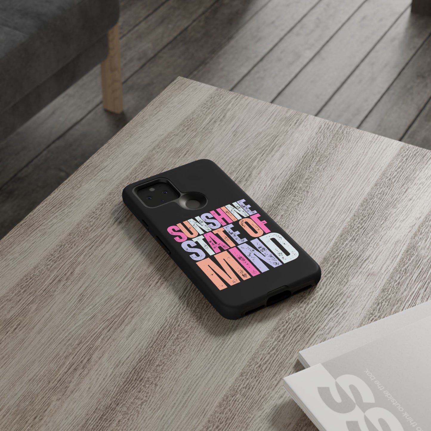 Colorful Phone Case - Sunshine State of Mind, Personalized Gift, Summer Vibes, Trendy Accessory, Phone Cover