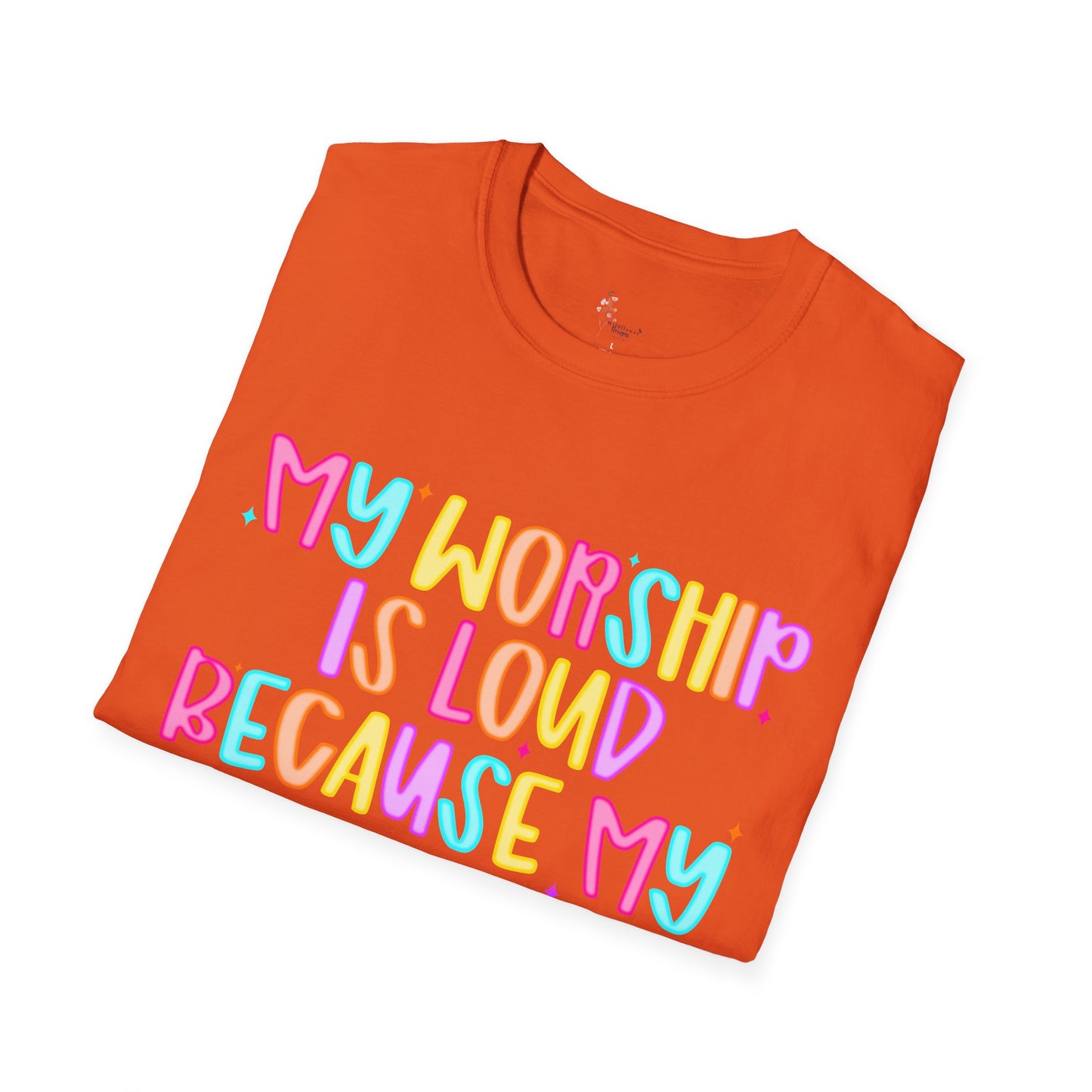 Vibrant Faith-Inspired T-Shirt, Inspirational Tee, Spiritual Apparel, Gift for Believers, Casual Wear for Church
