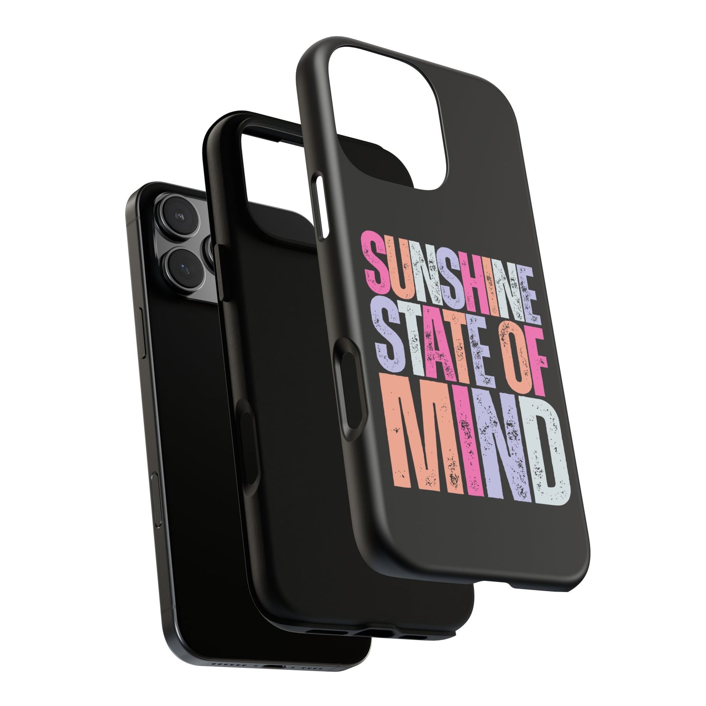Colorful Phone Case - Sunshine State of Mind, Personalized Gift, Summer Vibes, Trendy Accessory, Phone Cover