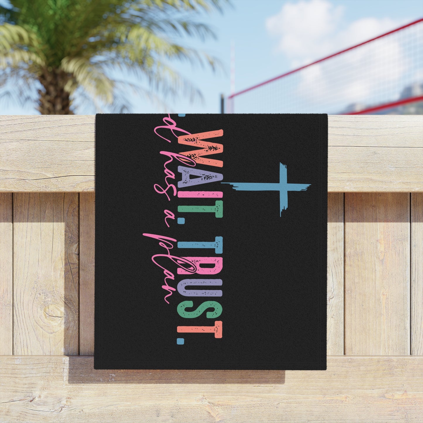 Inspirational Beach Towels, Motivational Gifts for Summer, Faith-Based Beach Essentials, Prayer Towels for Relaxation, Christian Beach Gear