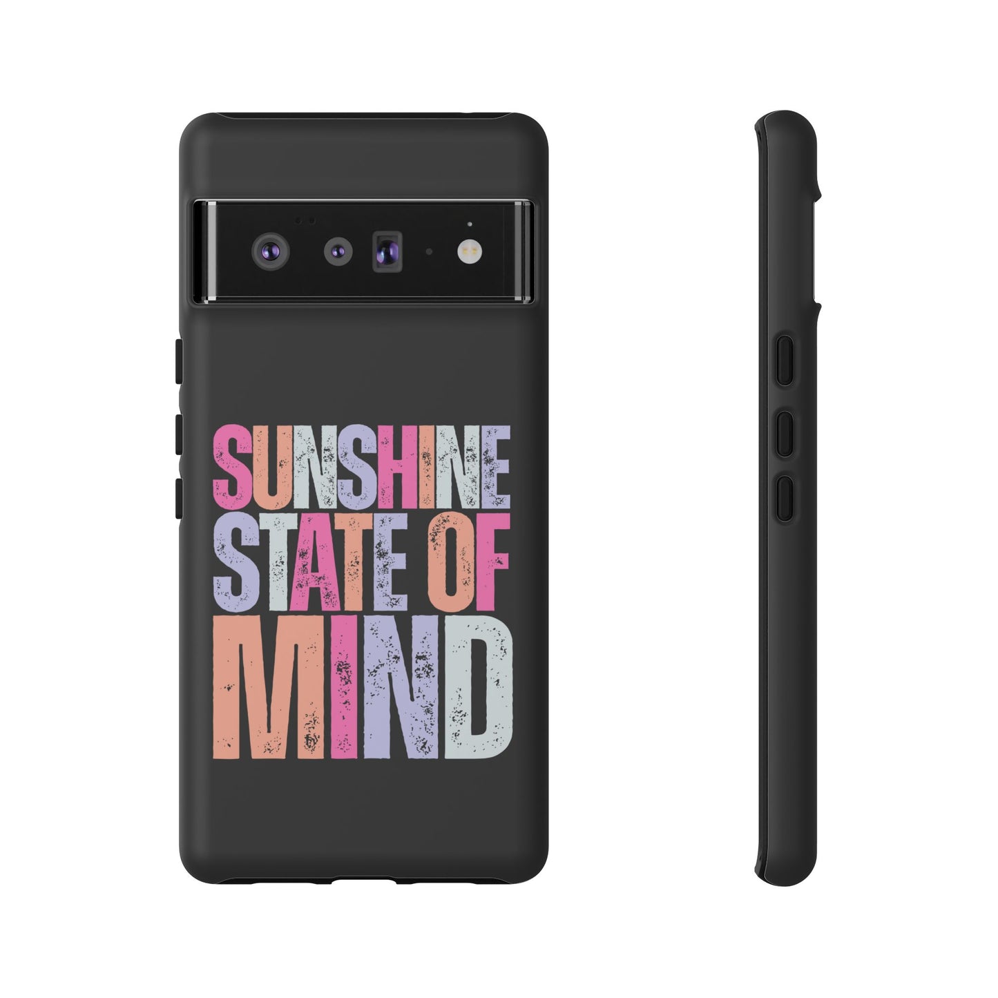 Colorful Phone Case - Sunshine State of Mind, Personalized Gift, Summer Vibes, Trendy Accessory, Phone Cover