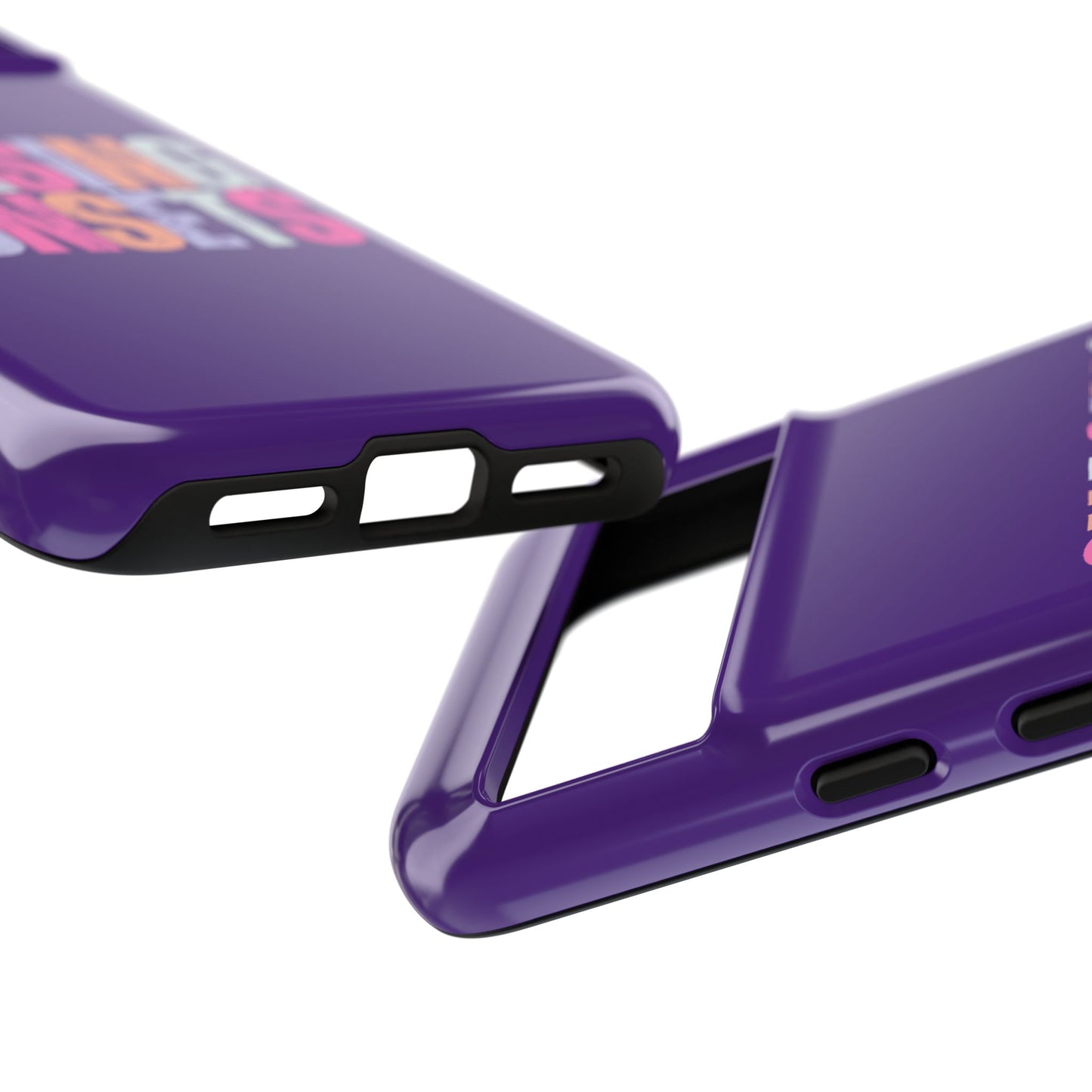 Chasing Sunsets Phone Case, Trendy Phone Cover, Sunset Lover Gift, Cool Accessories, Custom Phone Cases, Vibrant Purple Design