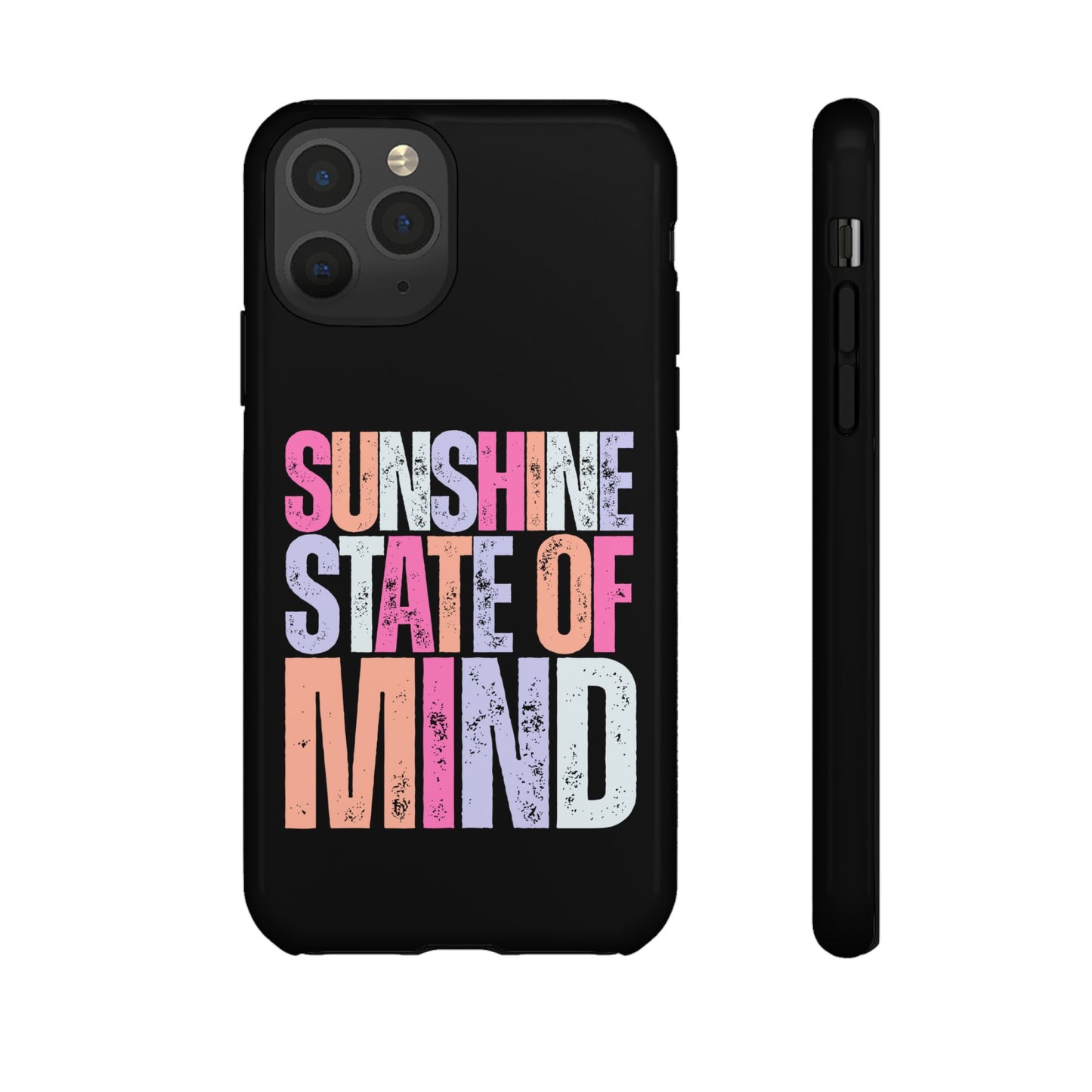 Colorful Phone Case - Sunshine State of Mind, Personalized Gift, Summer Vibes, Trendy Accessory, Phone Cover