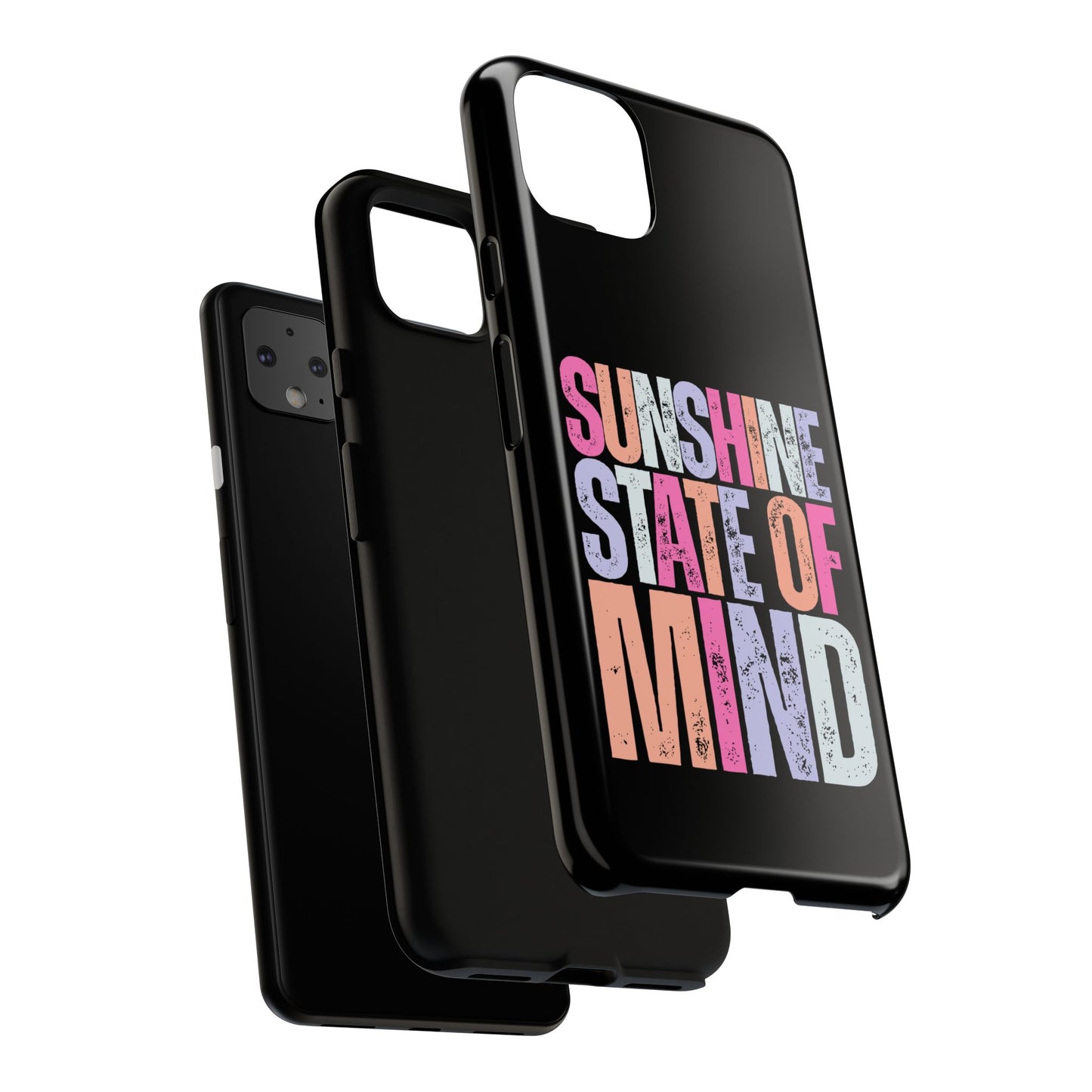 Colorful Phone Case - Sunshine State of Mind, Personalized Gift, Summer Vibes, Trendy Accessory, Phone Cover