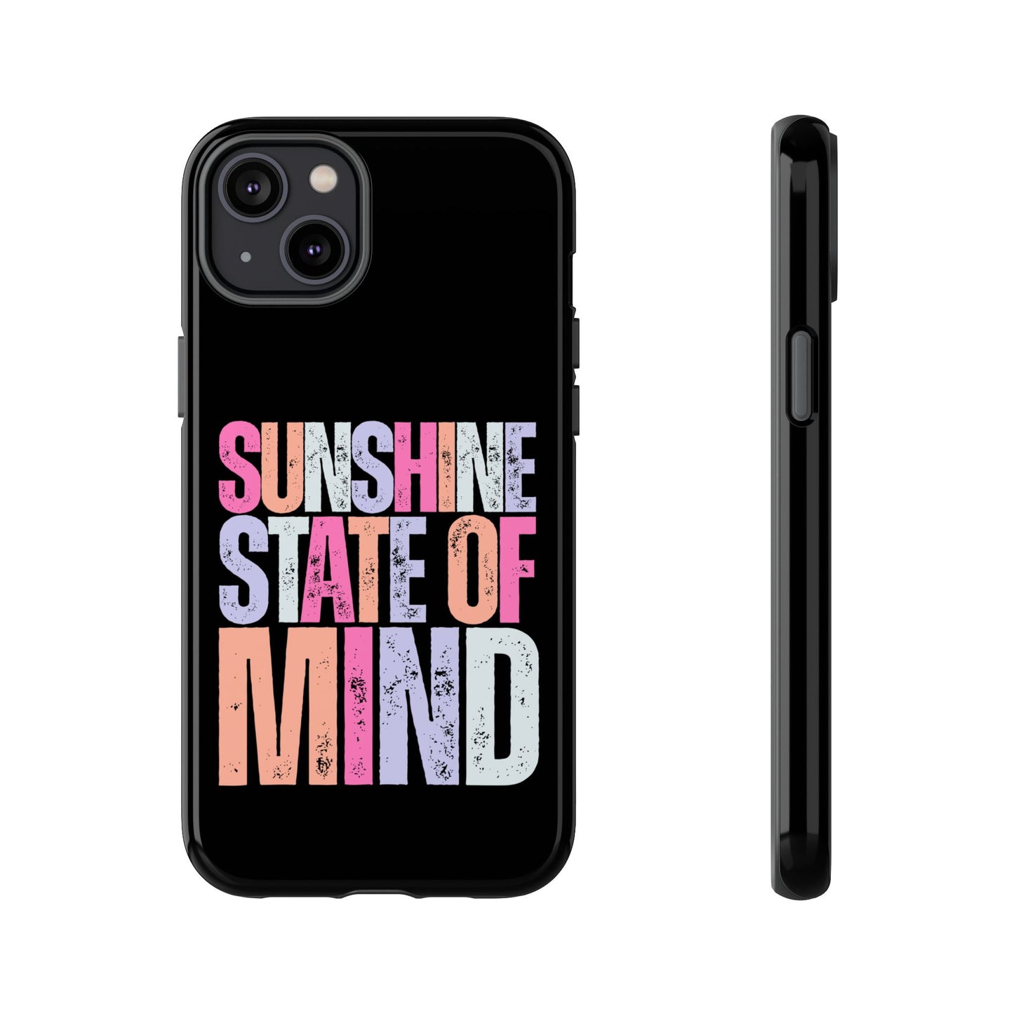 Colorful Phone Case - Sunshine State of Mind, Personalized Gift, Summer Vibes, Trendy Accessory, Phone Cover