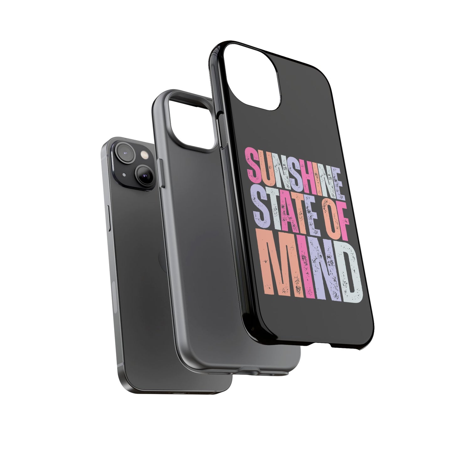 Colorful Phone Case - Sunshine State of Mind, Personalized Gift, Summer Vibes, Trendy Accessory, Phone Cover