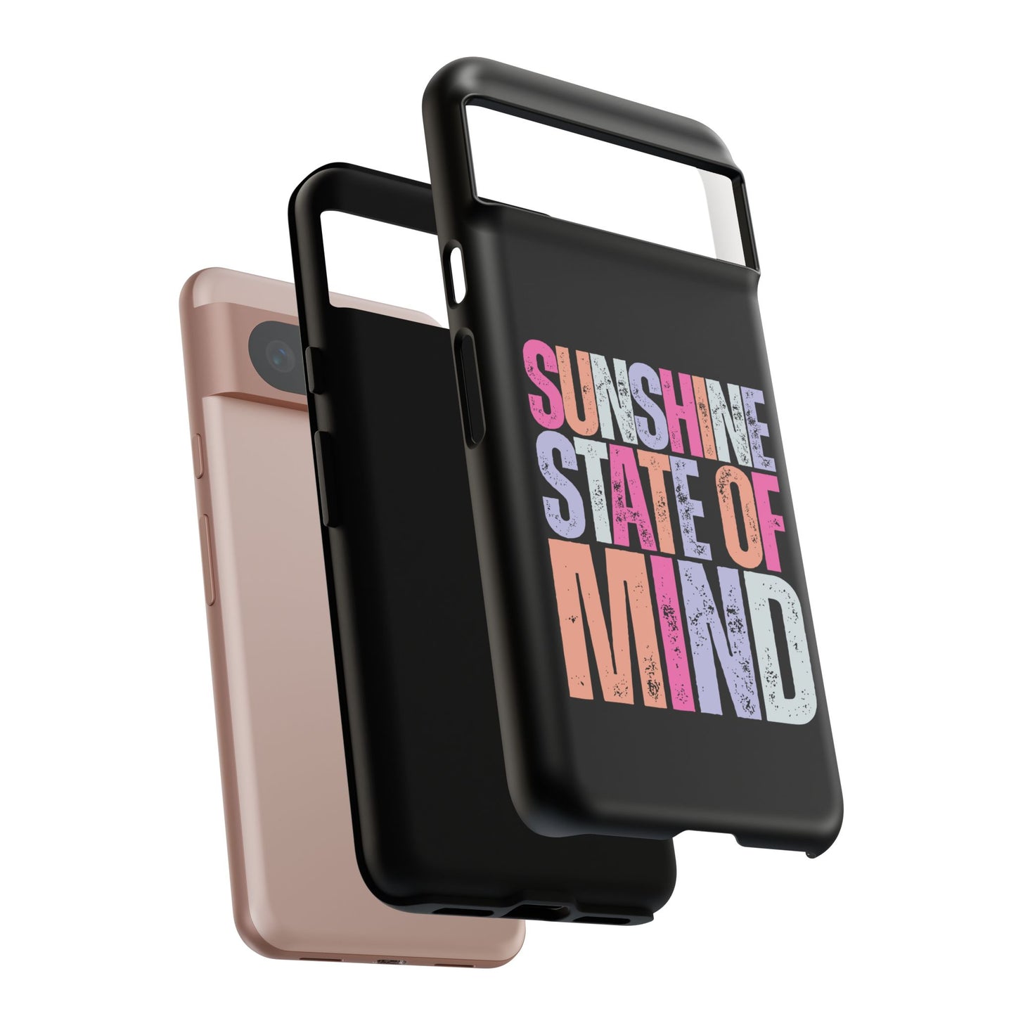 Colorful Phone Case - Sunshine State of Mind, Personalized Gift, Summer Vibes, Trendy Accessory, Phone Cover