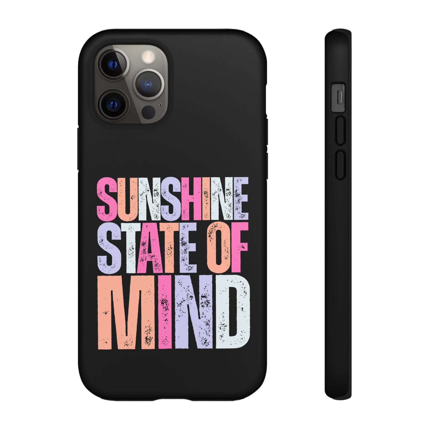 Colorful Phone Case - Sunshine State of Mind, Personalized Gift, Summer Vibes, Trendy Accessory, Phone Cover