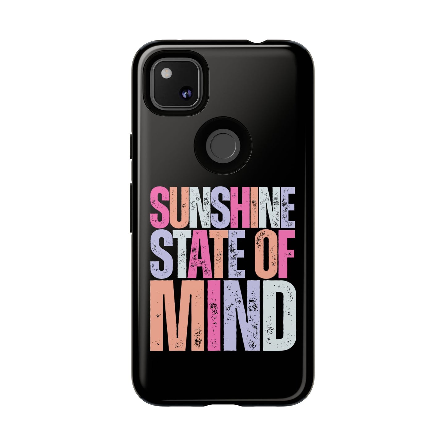 Colorful Phone Case - Sunshine State of Mind, Personalized Gift, Summer Vibes, Trendy Accessory, Phone Cover