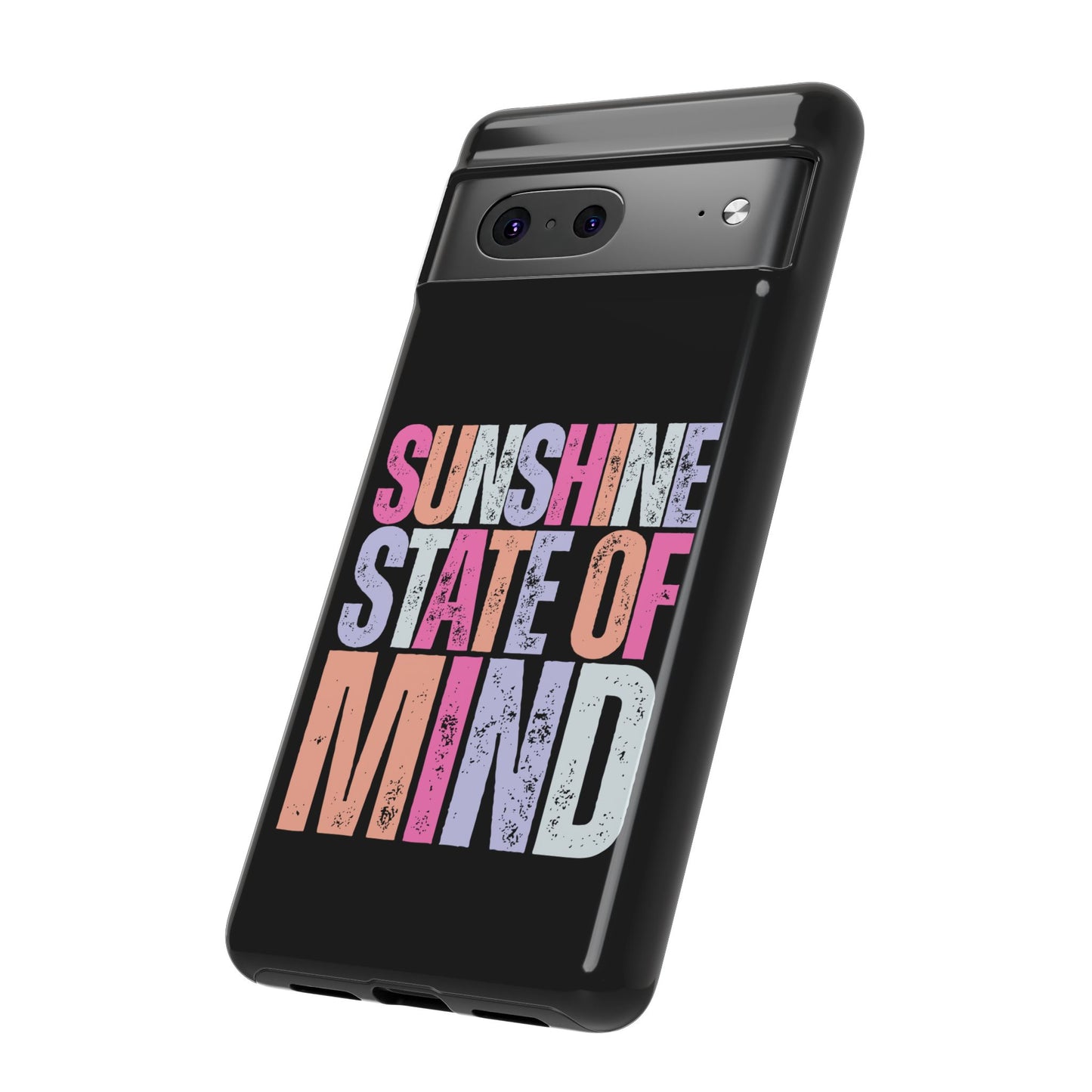 Colorful Phone Case - Sunshine State of Mind, Personalized Gift, Summer Vibes, Trendy Accessory, Phone Cover