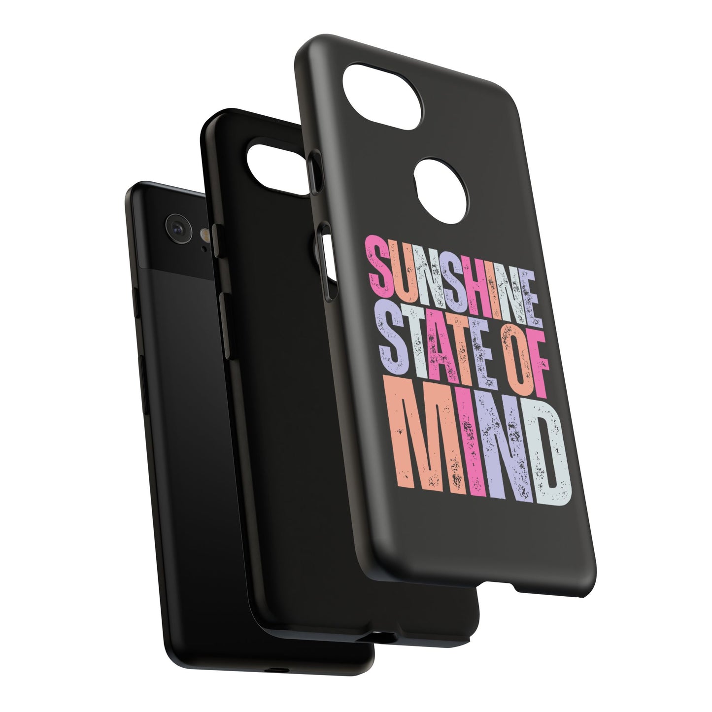 Colorful Phone Case - Sunshine State of Mind, Personalized Gift, Summer Vibes, Trendy Accessory, Phone Cover