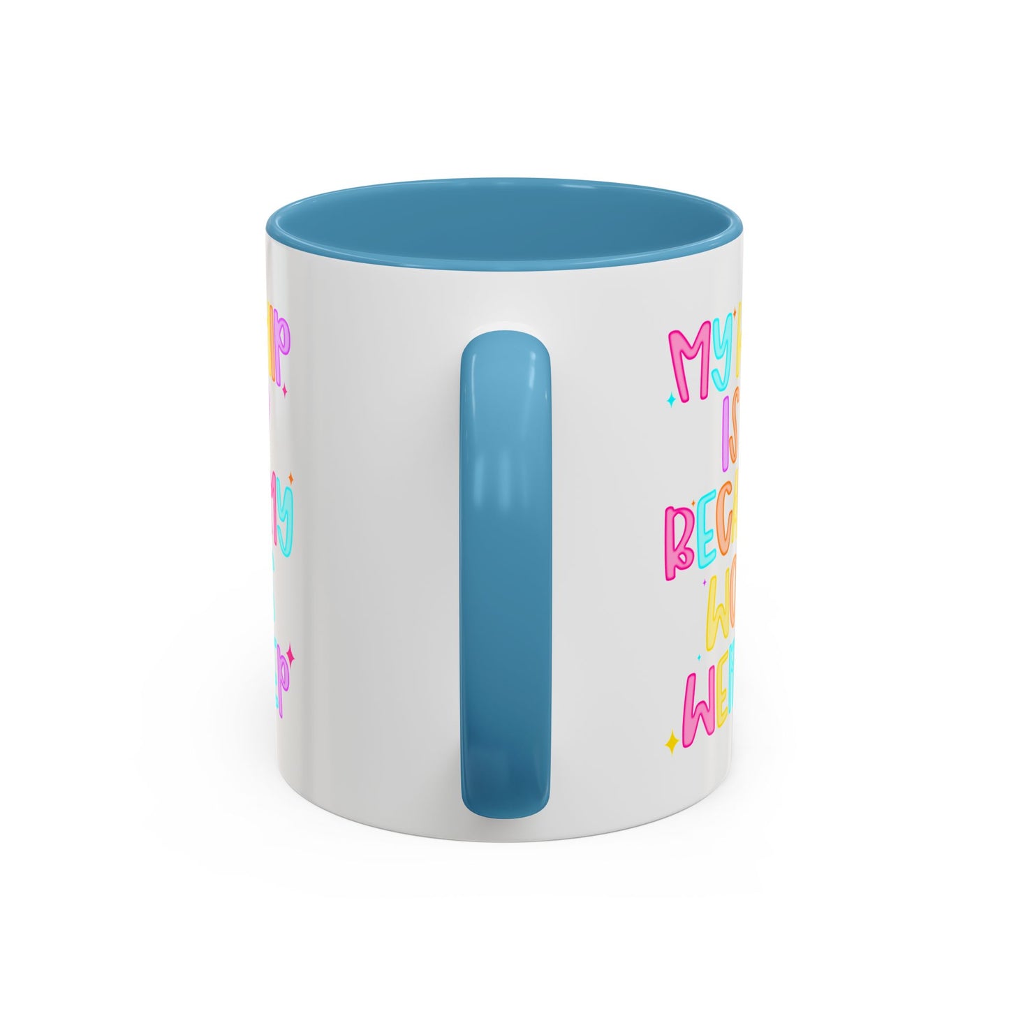 Colorful Worship Mug | Inspirational Coffee Cup for Faith, Home, Gifts | Perfect for Church, Friend Celebrations, Coffee Lovers