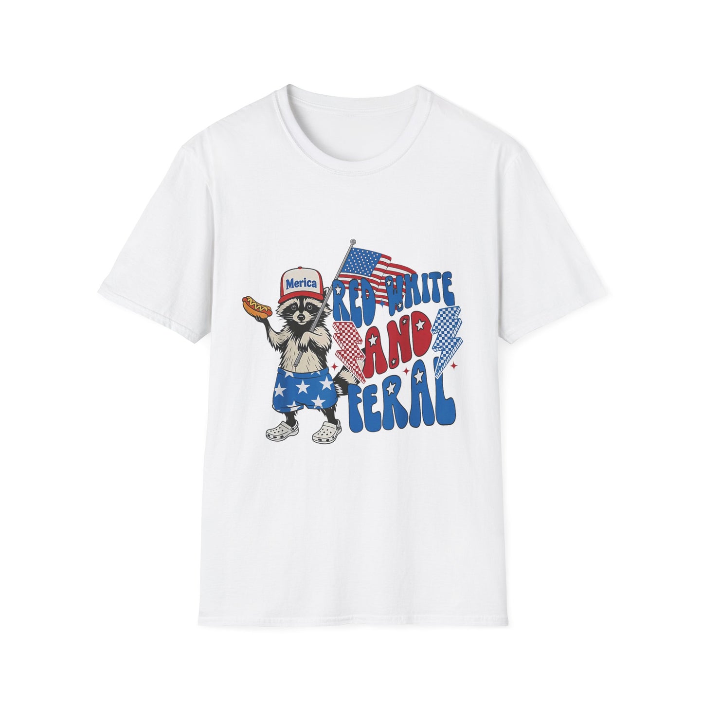 Patriotic Animal T-Shirt | Fun July 4th Tee for Friends, Family Reunion, Summer BBQ, Independence Day Celebration, Casual Outing