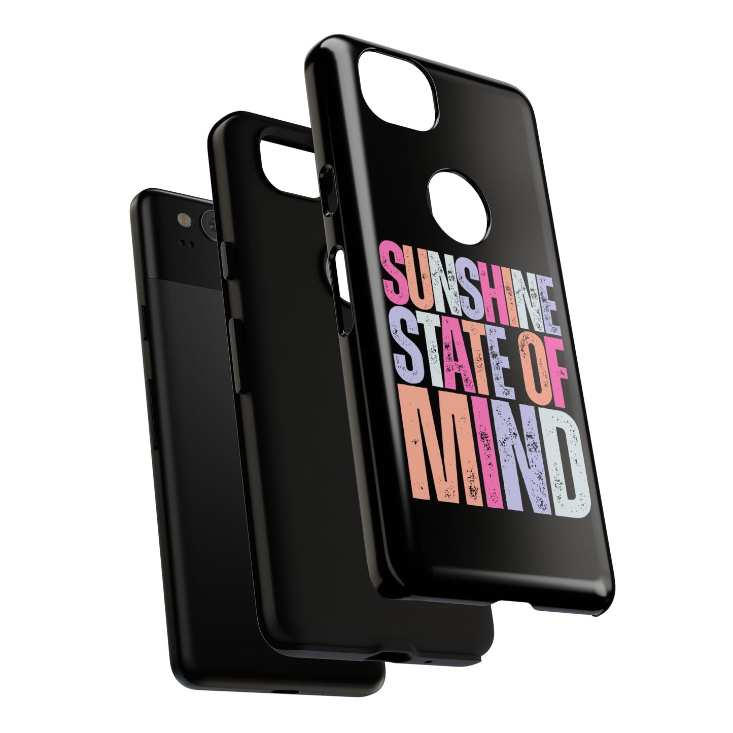Colorful Phone Case - Sunshine State of Mind, Personalized Gift, Summer Vibes, Trendy Accessory, Phone Cover