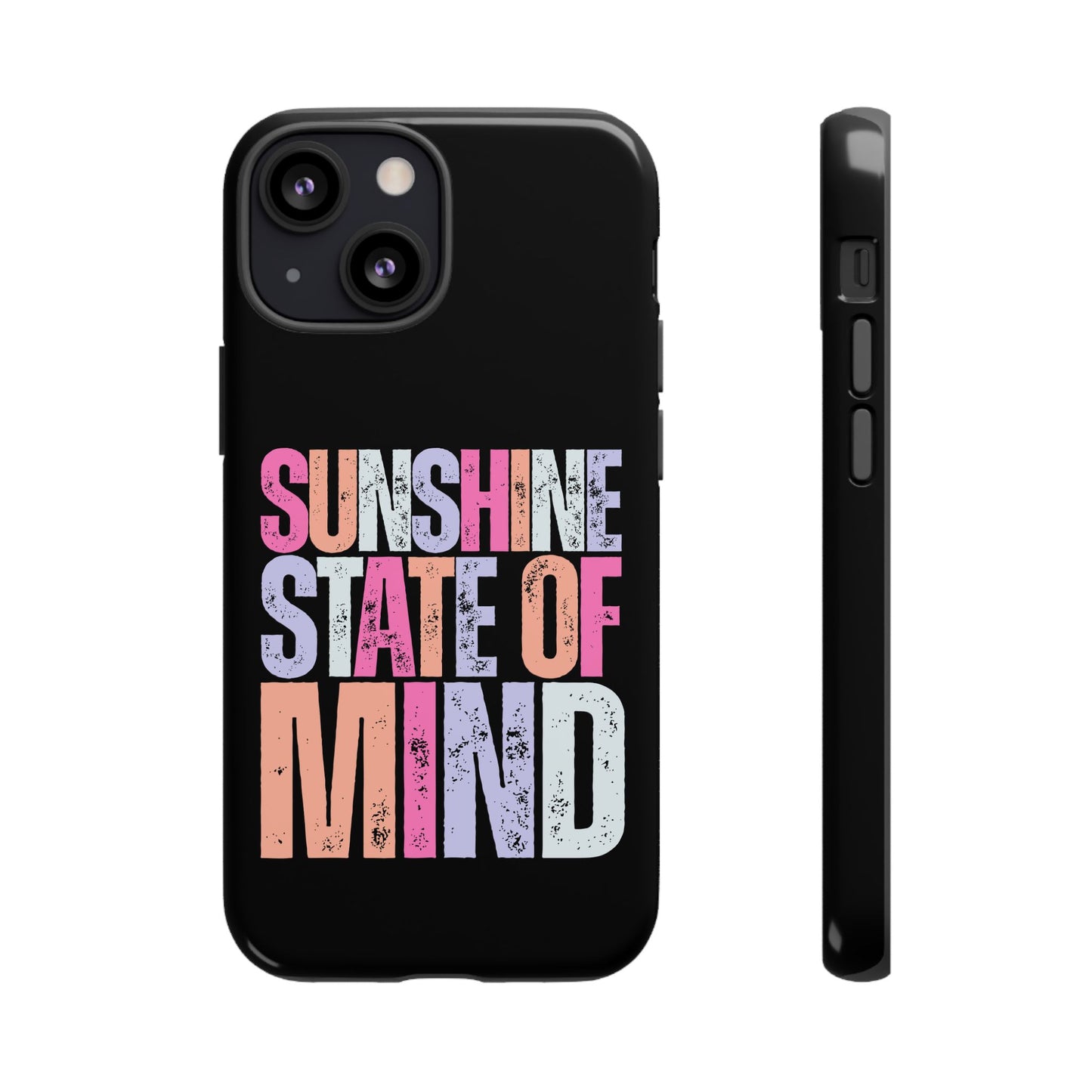Colorful Phone Case - Sunshine State of Mind, Personalized Gift, Summer Vibes, Trendy Accessory, Phone Cover