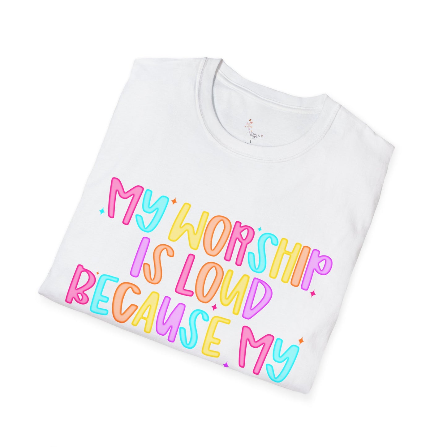 Vibrant Faith-Inspired T-Shirt, Inspirational Tee, Spiritual Apparel, Gift for Believers, Casual Wear for Church