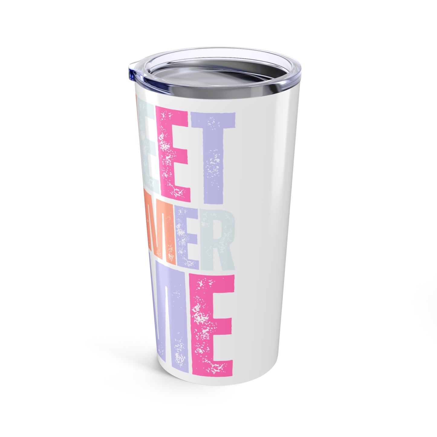 Sweet Summertime Tumbler | 20oz Travel Mug, Summer Drinkware, Gift for Her, Beach Vibes, Party Favor