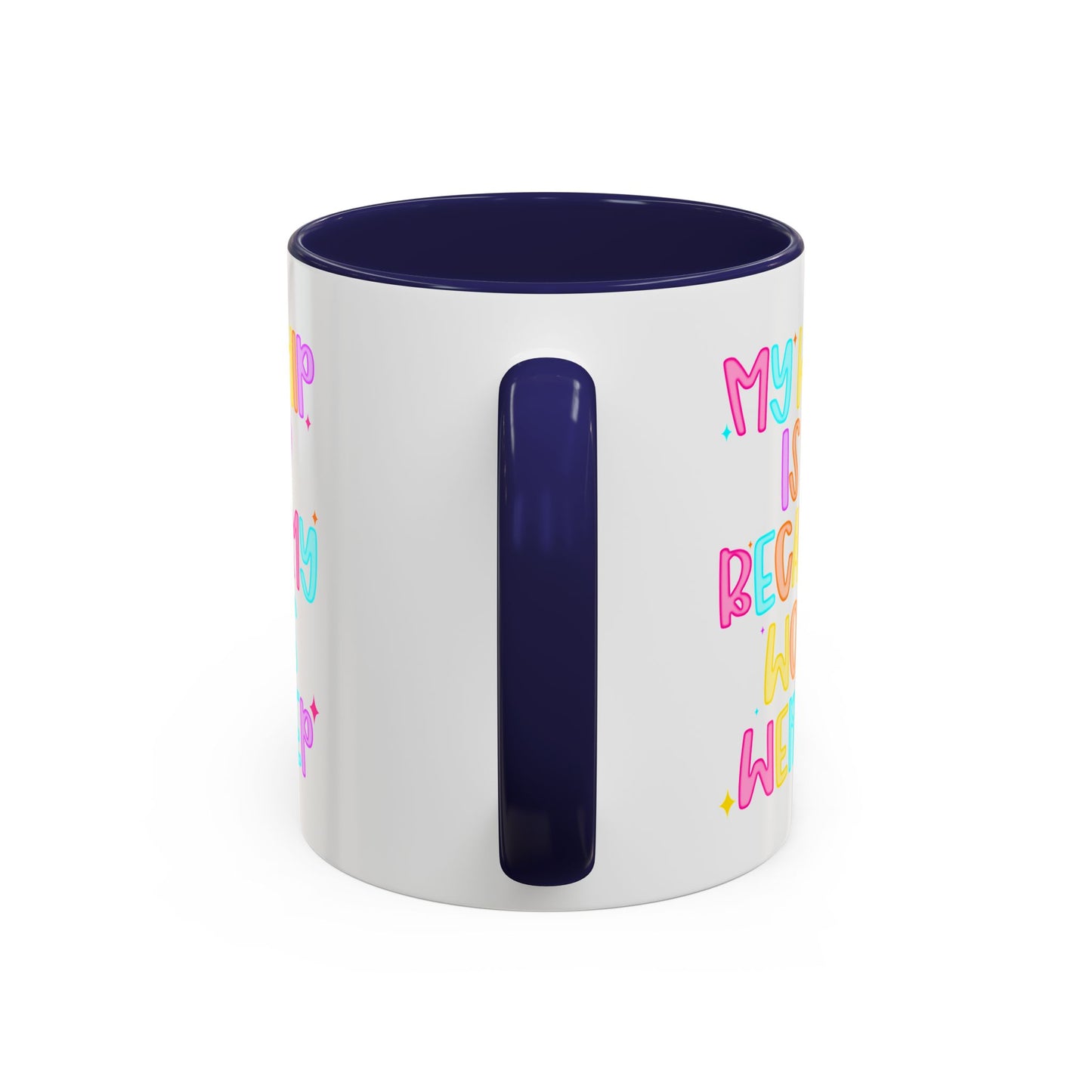 Colorful Worship Mug | Inspirational Coffee Cup for Faith, Home, Gifts | Perfect for Church, Friend Celebrations, Coffee Lovers