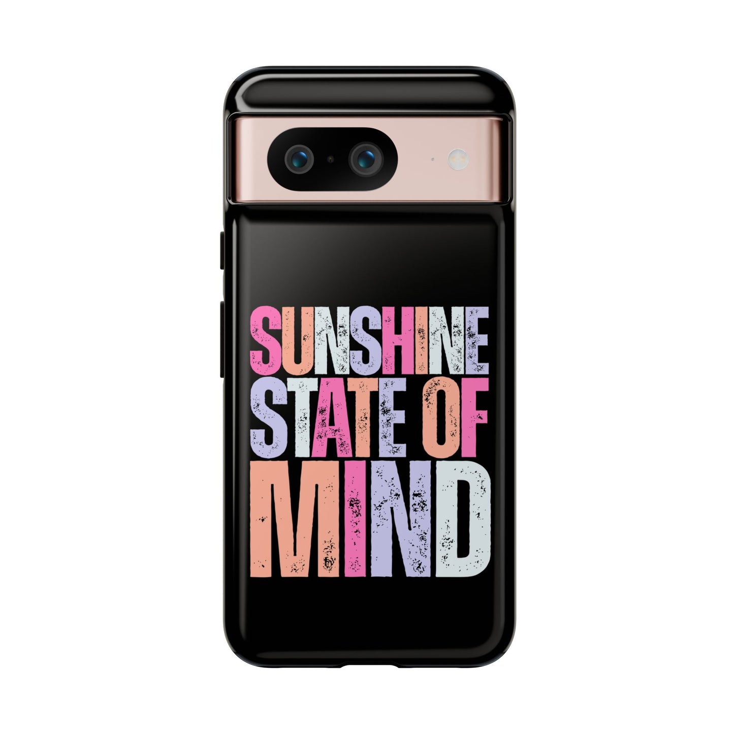 Colorful Phone Case - Sunshine State of Mind, Personalized Gift, Summer Vibes, Trendy Accessory, Phone Cover
