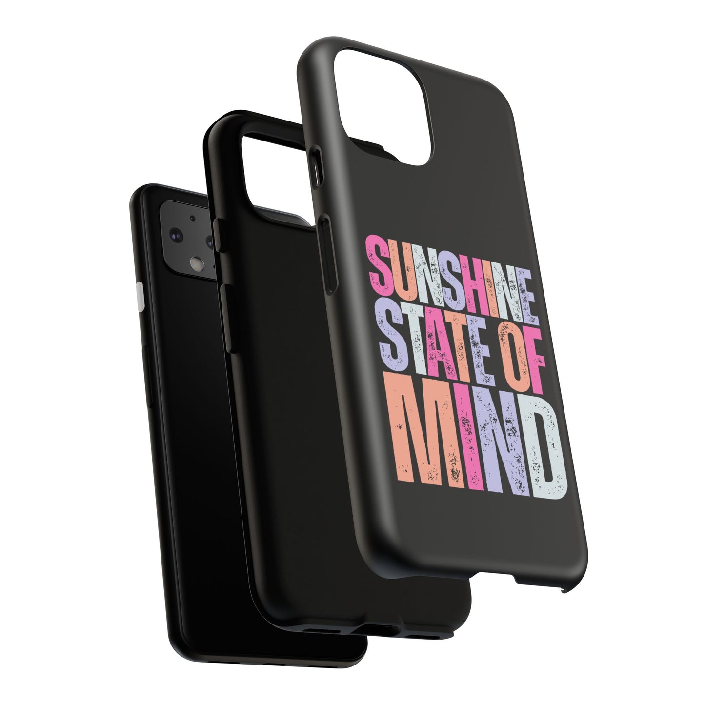 Colorful Phone Case - Sunshine State of Mind, Personalized Gift, Summer Vibes, Trendy Accessory, Phone Cover