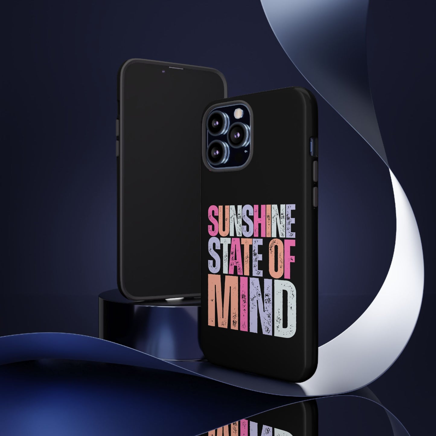 Colorful Phone Case - Sunshine State of Mind, Personalized Gift, Summer Vibes, Trendy Accessory, Phone Cover