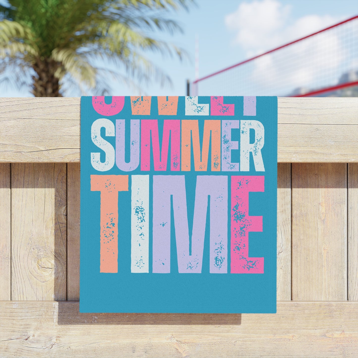 Sweet Summer Time Beach Towels | Fun Summer Vibes, Perfect for Pool Days, Beach Trips, Summer Picnics, Gift for Vacation Lovers