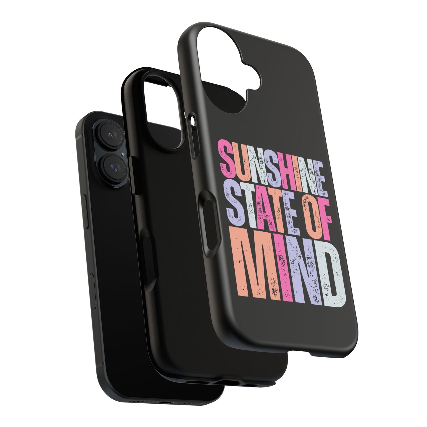 Colorful Phone Case - Sunshine State of Mind, Personalized Gift, Summer Vibes, Trendy Accessory, Phone Cover