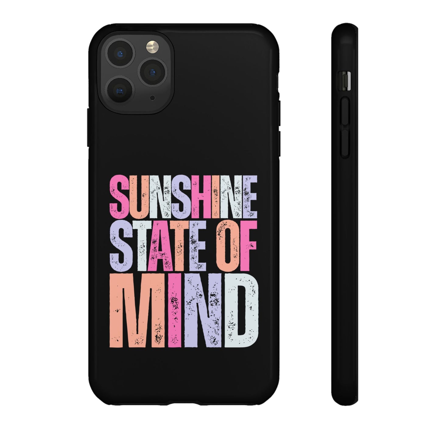 Colorful Phone Case - Sunshine State of Mind, Personalized Gift, Summer Vibes, Trendy Accessory, Phone Cover