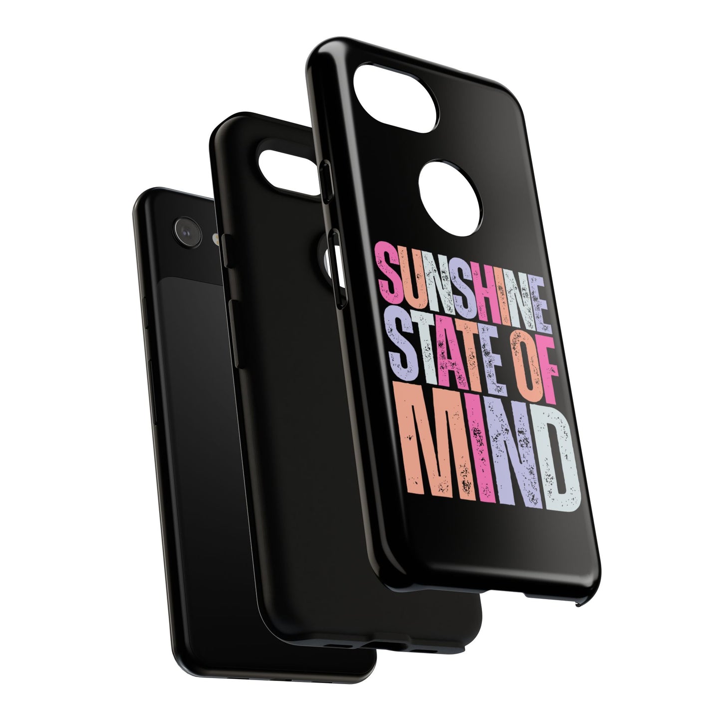 Colorful Phone Case - Sunshine State of Mind, Personalized Gift, Summer Vibes, Trendy Accessory, Phone Cover
