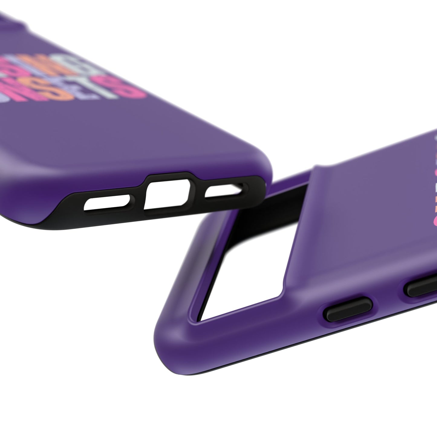 Chasing Sunsets Phone Case, Trendy Phone Cover, Sunset Lover Gift, Cool Accessories, Custom Phone Cases, Vibrant Purple Design