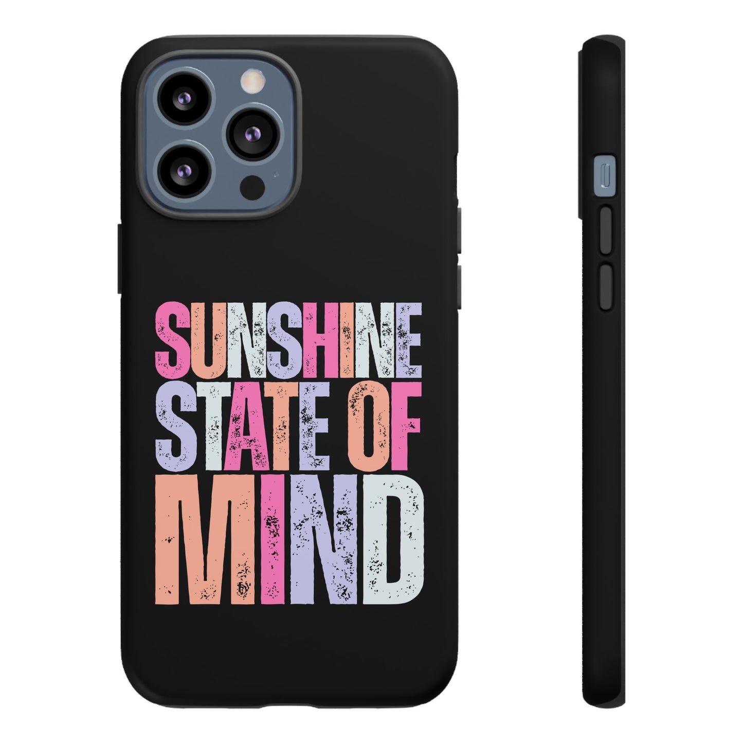 Colorful Phone Case - Sunshine State of Mind, Personalized Gift, Summer Vibes, Trendy Accessory, Phone Cover