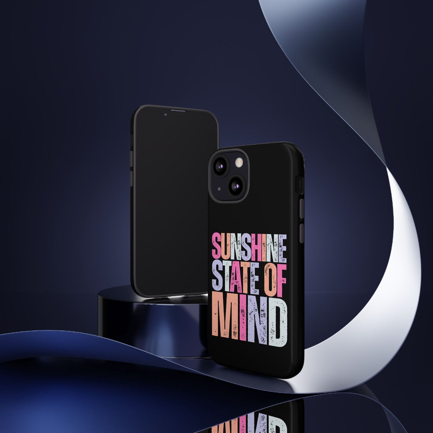 Colorful Phone Case - Sunshine State of Mind, Personalized Gift, Summer Vibes, Trendy Accessory, Phone Cover