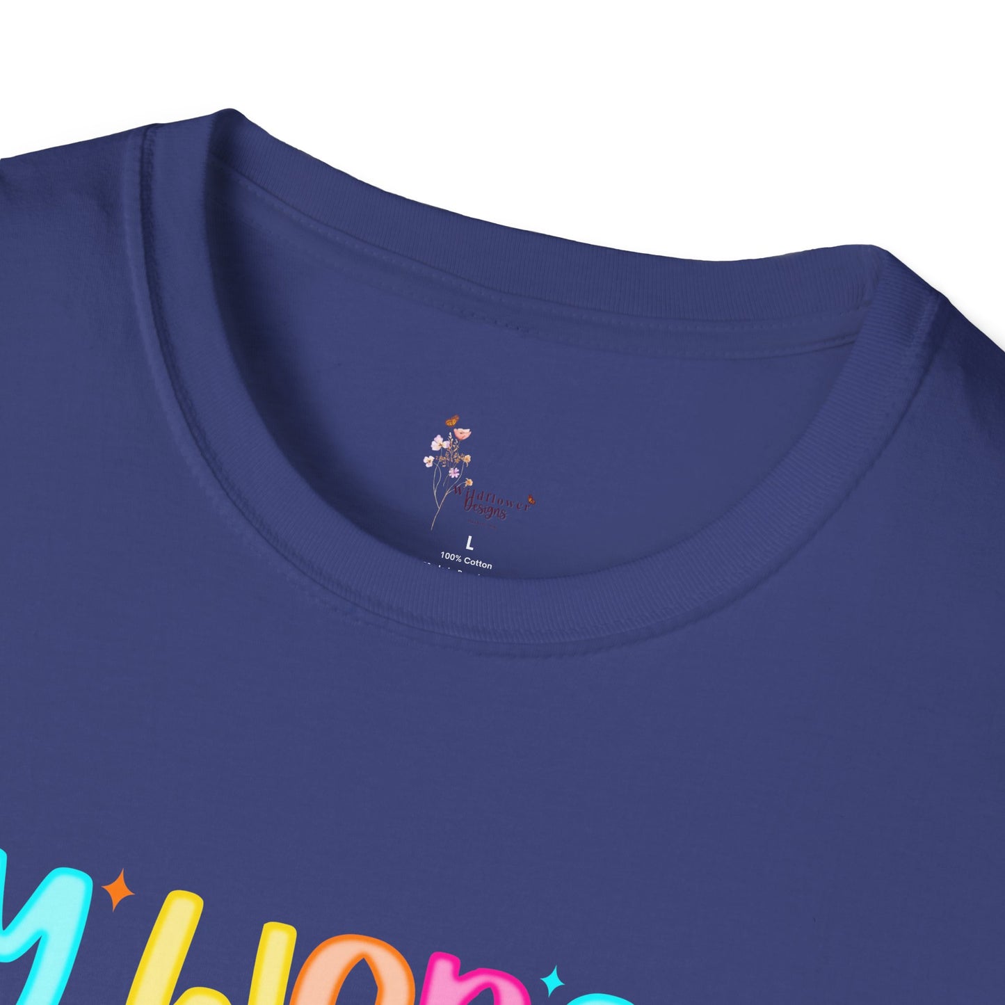 Vibrant Faith-Inspired T-Shirt, Inspirational Tee, Spiritual Apparel, Gift for Believers, Casual Wear for Church