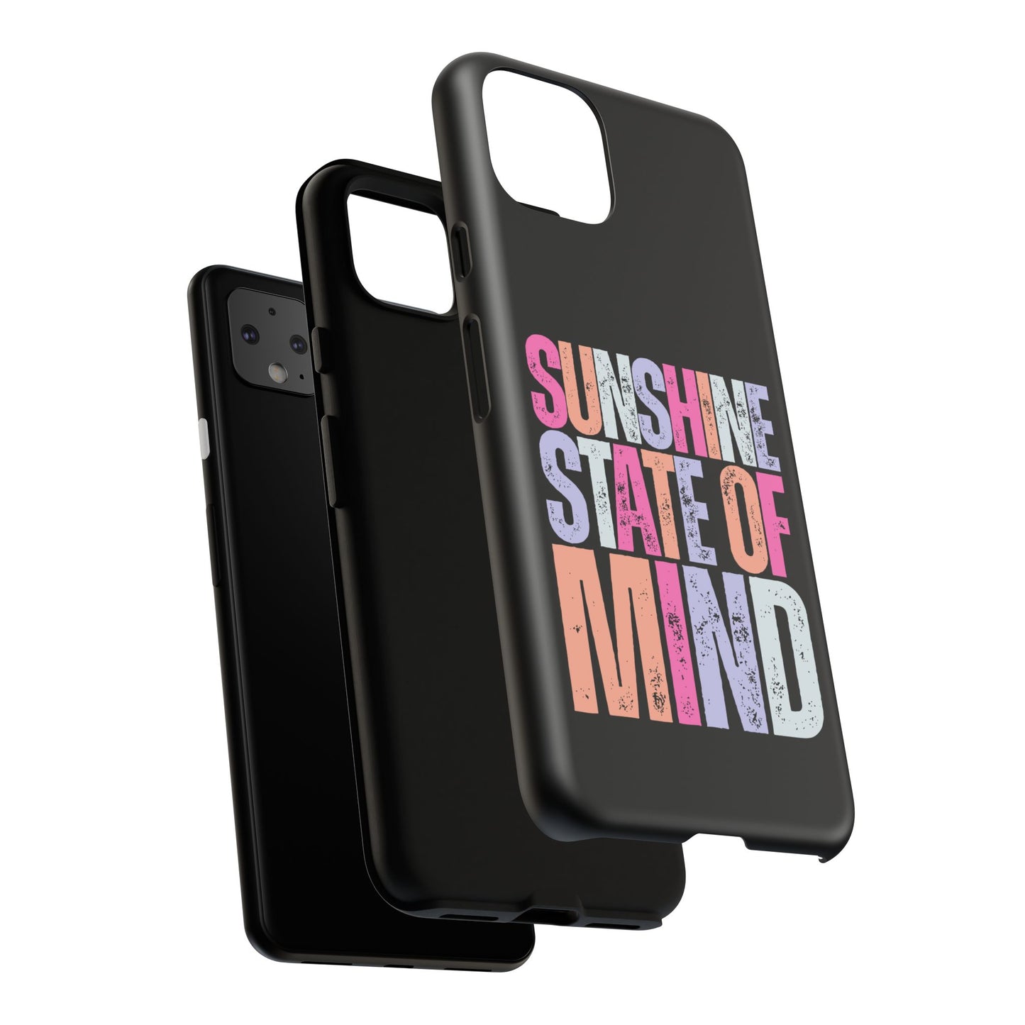 Colorful Phone Case - Sunshine State of Mind, Personalized Gift, Summer Vibes, Trendy Accessory, Phone Cover