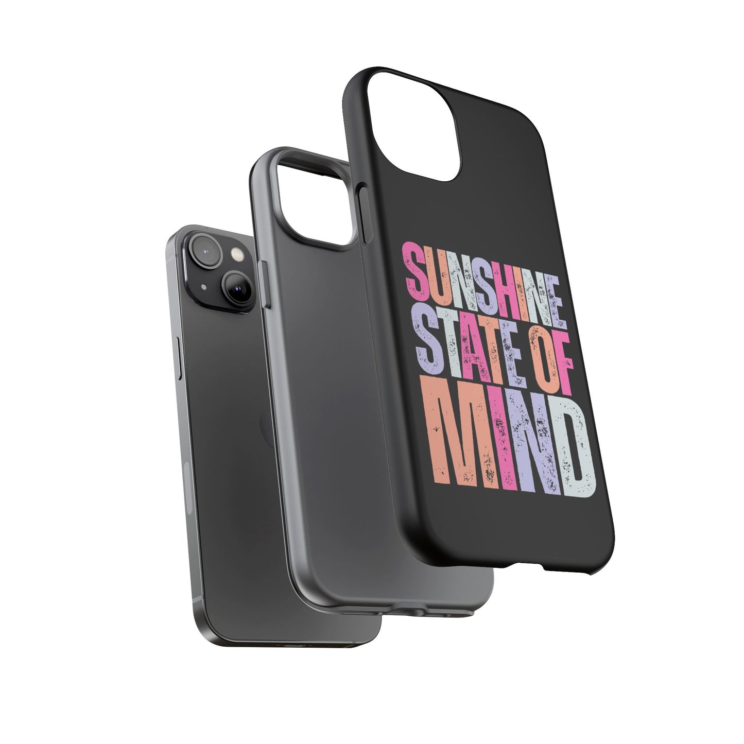 Colorful Phone Case - Sunshine State of Mind, Personalized Gift, Summer Vibes, Trendy Accessory, Phone Cover