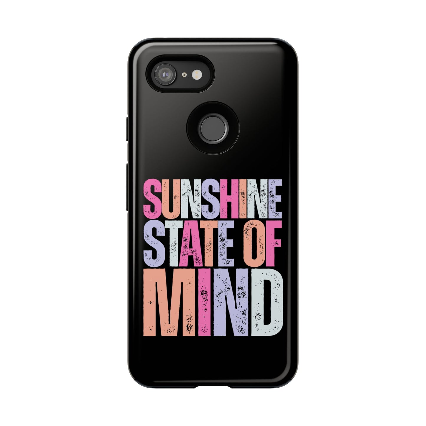 Colorful Phone Case - Sunshine State of Mind, Personalized Gift, Summer Vibes, Trendy Accessory, Phone Cover