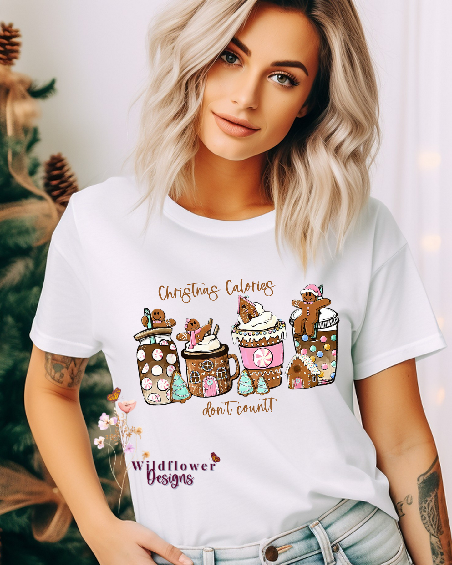 CHRISTMAS CALORIES DON'T COUNT Tshirt