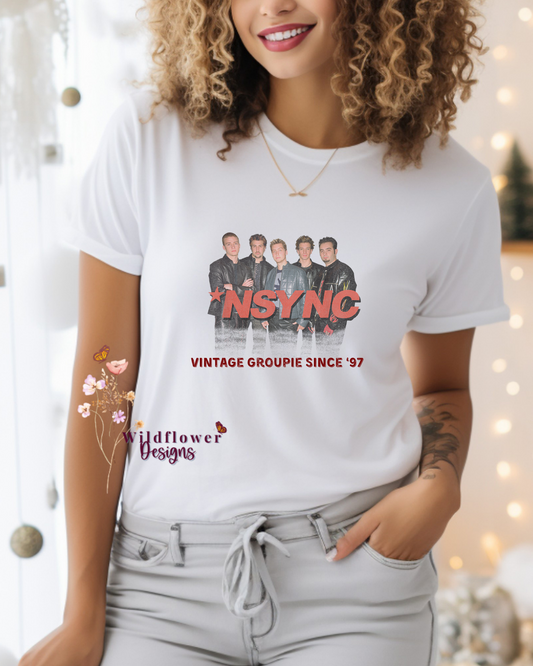 NSYNC VINTAGE GROUPIE SINCE 97 Tshirt