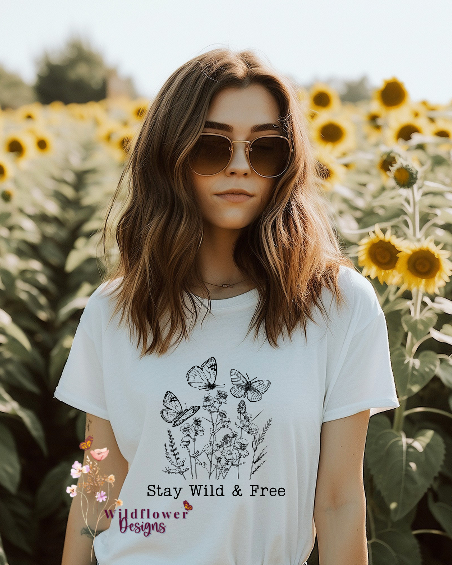 STAY WILD AND FREE Tshirt