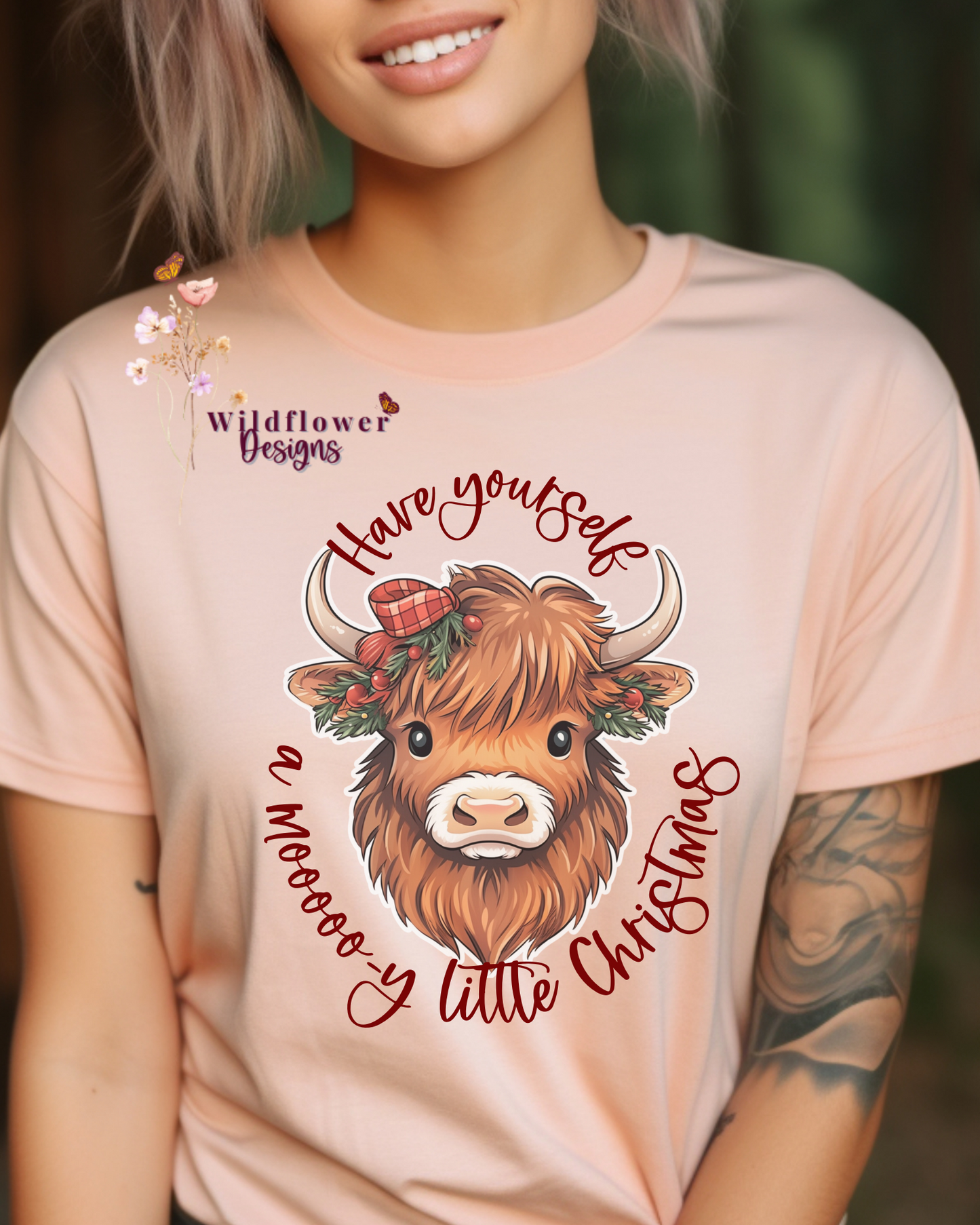 HAVE YOURSELF A MOOO-Y LITTLE CHRISTMAS Tshirt