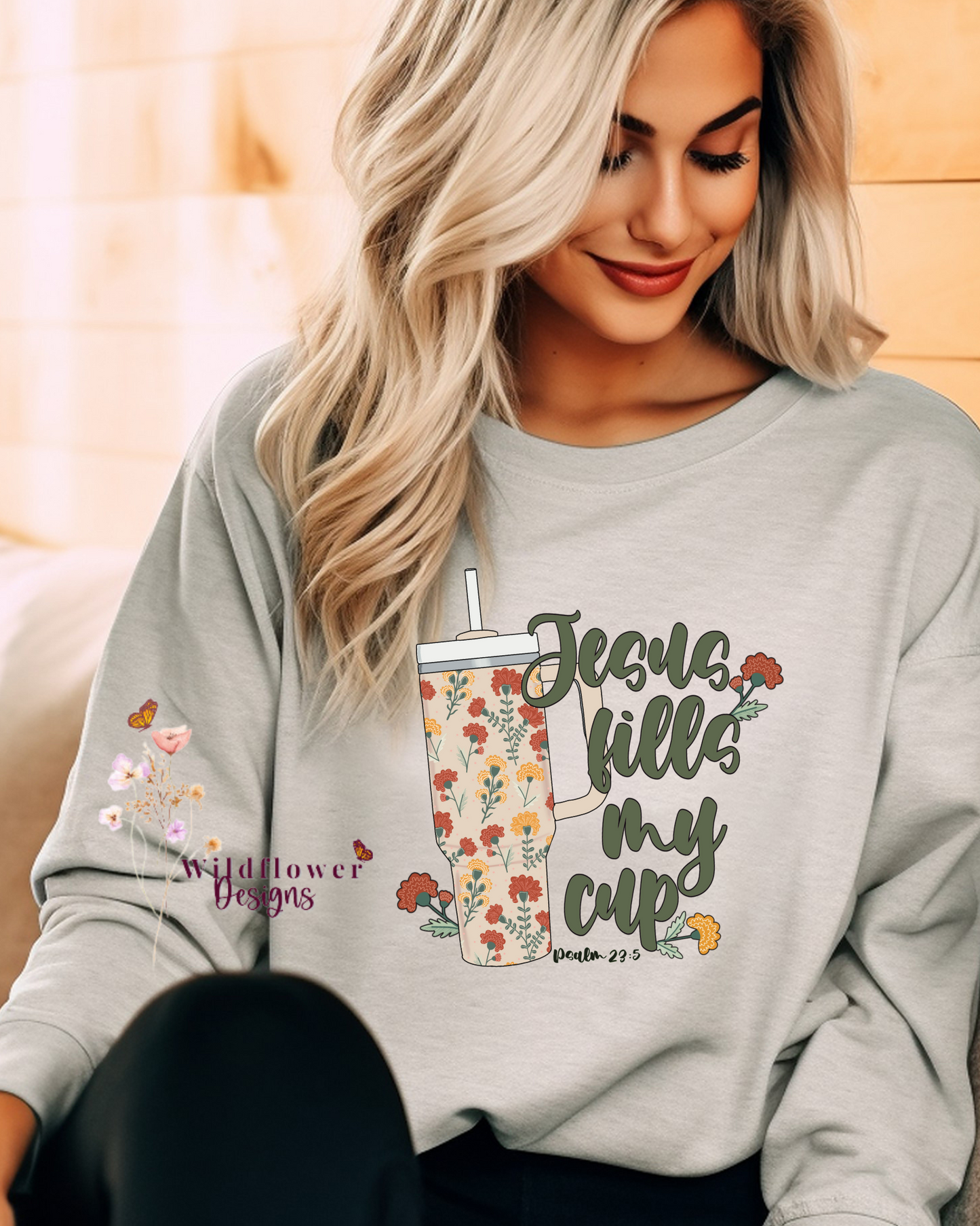 Jesus Fills my cup Crewneck