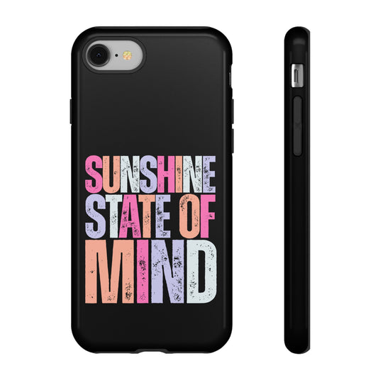 Colorful Phone Case - Sunshine State of Mind, Personalized Gift, Summer Vibes, Trendy Accessory, Phone Cover
