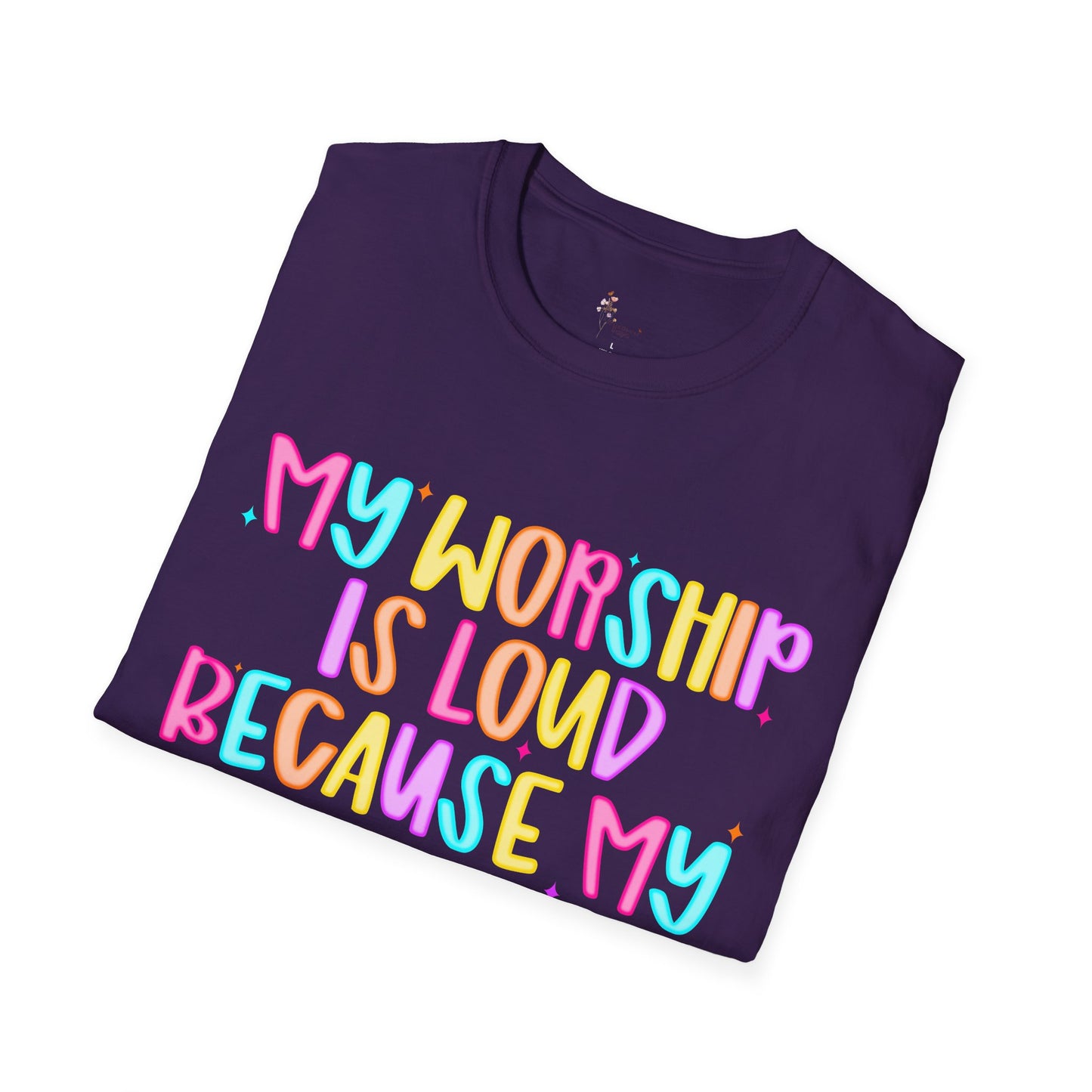 Vibrant Faith-Inspired T-Shirt, Inspirational Tee, Spiritual Apparel, Gift for Believers, Casual Wear for Church