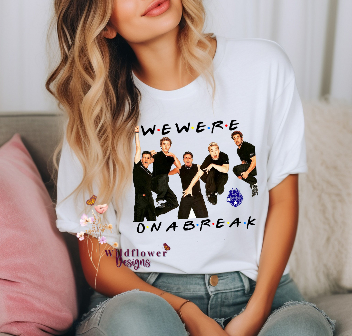 NSYNC We were on a Break Short Sleeve Tshirt